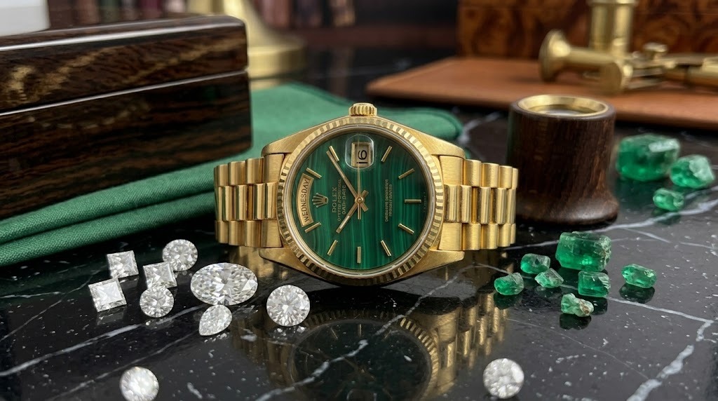 Luxury watch and valuables